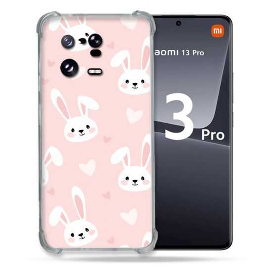 Coque Renforcée pour Xiaomi Mi 13 PRO Animal Lapin Rose