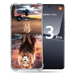 Coque Renforcée pour Xiaomi Mi 13 PRO Animal Lion Reflet
