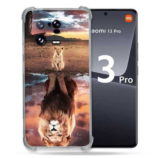 Coque Renforcée pour Xiaomi Mi 13 PRO Animal Lion Reflet