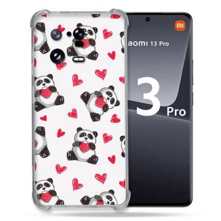 Coque Renforcée pour Xiaomi Mi 13 PRO Animal Panda Cœur