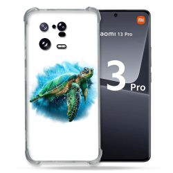 Coque Renforcée pour Xiaomi Mi 13 PRO Animal Tortue Blanche multicolore