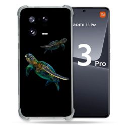 Coque Renforcée pour Xiaomi Mi 13 PRO Animal Tortue Noire multicolore
