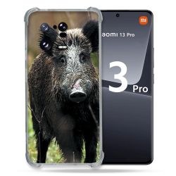 Coque Renforcée pour Xiaomi Mi 13 PRO Chasse Sanglier bois