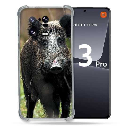 Coque Renforcée pour Xiaomi Mi 13 PRO Chasse Sanglier bois