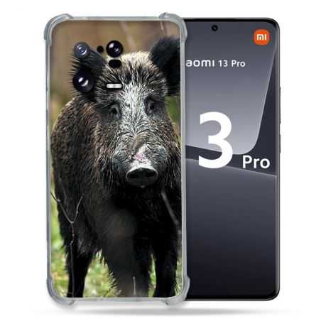 Coque Renforcée pour Xiaomi Mi 13 PRO Chasse Sanglier bois