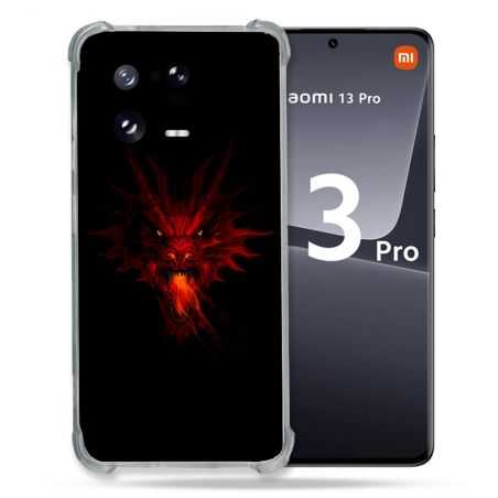 Coque Renforcée pour Xiaomi Mi 13 PRO Fantastique Dragon Feu
