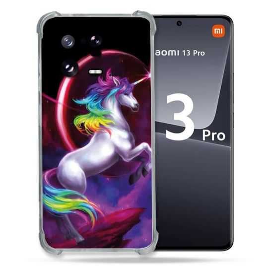 Coque Renforcée pour Xiaomi Mi 13 PRO Fantastique Licorne Arc en ciel