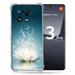 Coque Renforcée pour Xiaomi Mi 13 PRO Fleur Lotus Blanc