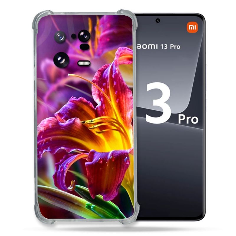 Coque Renforcée pour Xiaomi Mi 13 PRO Fleur Lys Color