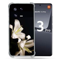 Coque Renforcée pour Xiaomi Mi 13 PRO Fleur Lys Noir