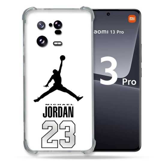 Coque Renforcée pour Xiaomi Mi 13 PRO Jordan 23 Blanc