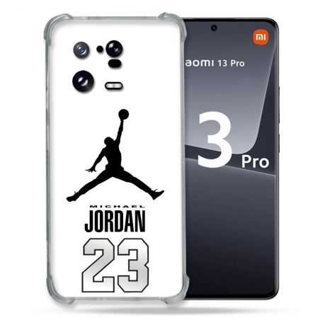 Coque Renforcée pour Xiaomi Mi 13 PRO Jordan 23 Blanc