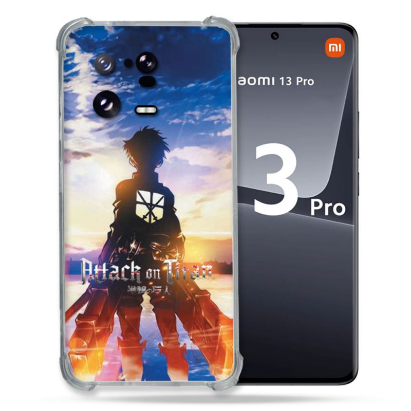 Coque Renforcée pour Xiaomi Mi 13 PRO Manga Attaque Titans Soleil