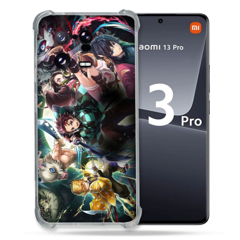 Coque Renforcée pour Xiaomi Mi 13 PRO Manga Demon Slayer Groupe
