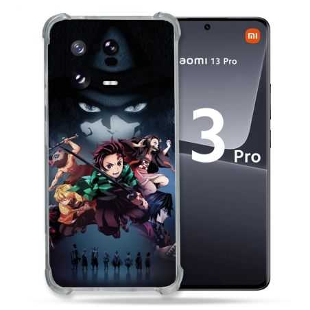 Coque Renforcée pour Xiaomi Mi 13 PRO Manga Demon Slayer Noir