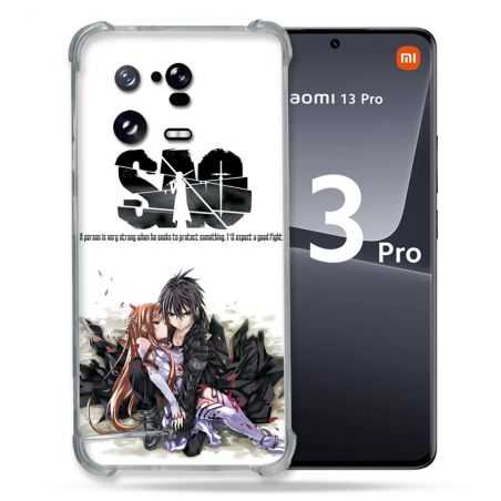 Coque Renforcée pour Xiaomi Mi 13 PRO Manga SAO sword Art Online Blanc