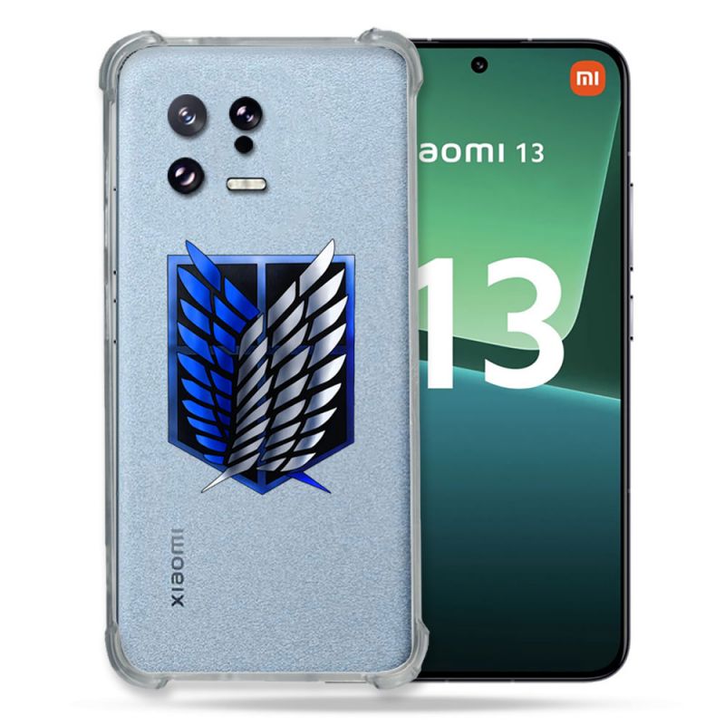 Coque Renforcée Transparente pour Xiaomi Mi 13 Attaque Titan Logo