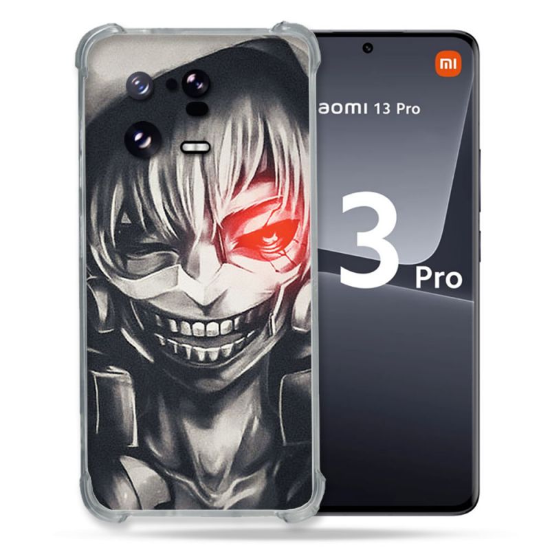 Coque Renforcée pour Xiaomi Mi 13 PRO Manga Tokyo Ghoul Kaneki Noir
