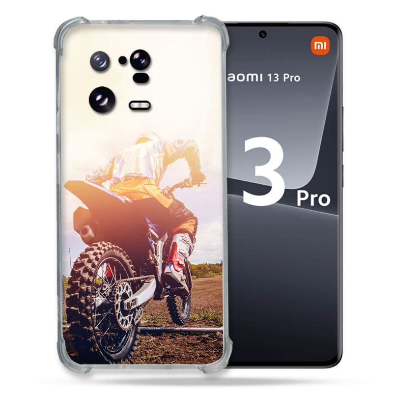 Coque Renforcée pour Xiaomi Mi 13 PRO Moto Cross Soleil