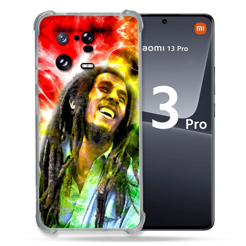 Coque Renforcée pour Xiaomi Mi 13 PRO Musique Bob Marley Color