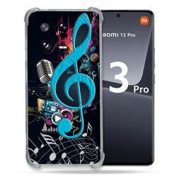 Coque Renforcée pour Xiaomi Mi 13 PRO Musique Cle Sol Bleu
