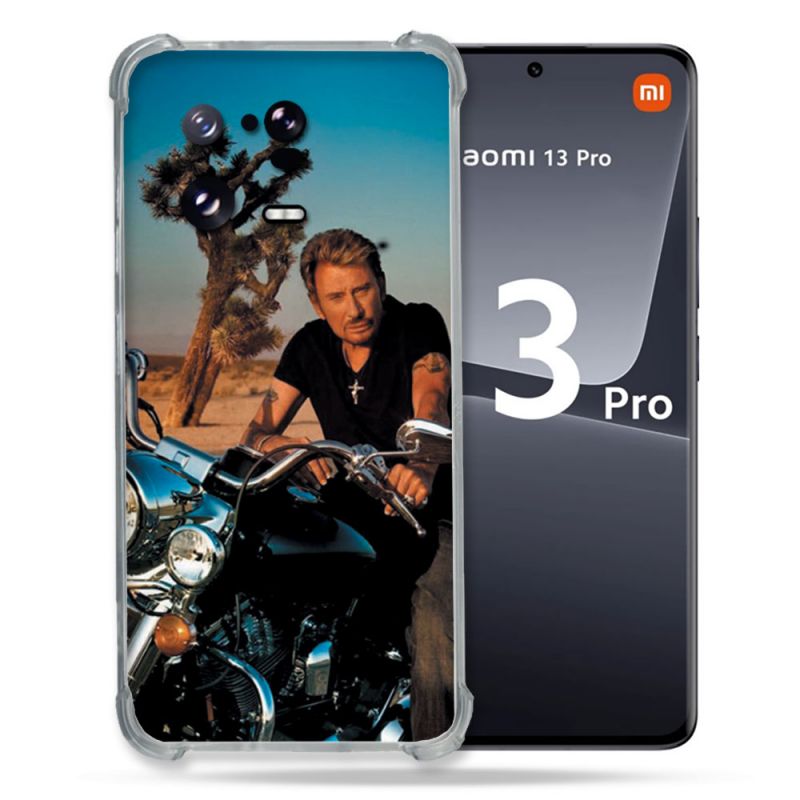 Coque Renforcée pour Xiaomi Mi 13 PRO Musique Johnny Hallyday Moto