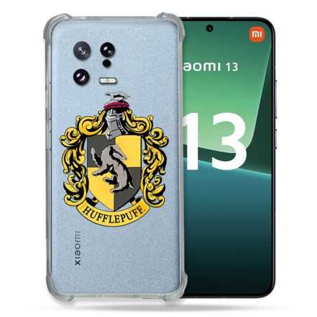 Coque Renforcée Transparente pour Xiaomi Mi 13 Harry Potter Hufflepuff