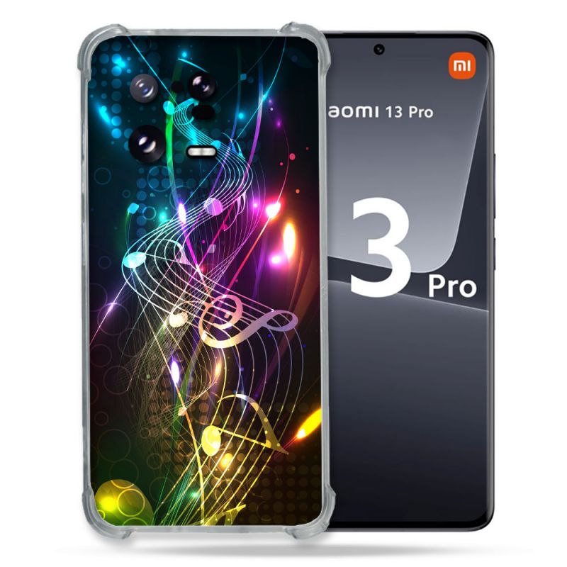 Coque Renforcée pour Xiaomi Mi 13 PRO Musique Partition Multicolore