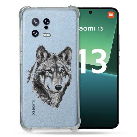 Coque Renforcée Transparente pour Xiaomi Mi 13 Loup