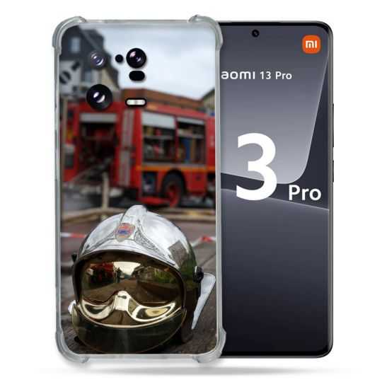 Coque Renforcée pour Xiaomi Mi 13 PRO Pompier Casque Camion
