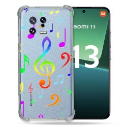 Coque Renforcée Transparente pour Xiaomi Mi 13 Note Musique Colore