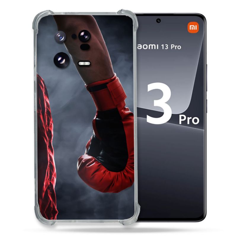 Coque Renforcée pour Xiaomi Mi 13 PRO Sport Boxe Gant Rouge