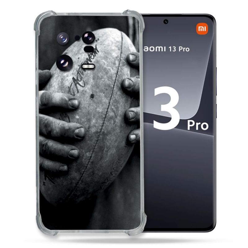Coque Renforcée pour Xiaomi Mi 13 PRO Sport Rugby Ballon Vintage