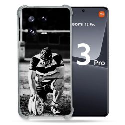 Coque Renforcée pour Xiaomi Mi 13 PRO Sport Rugby Noir Blanc