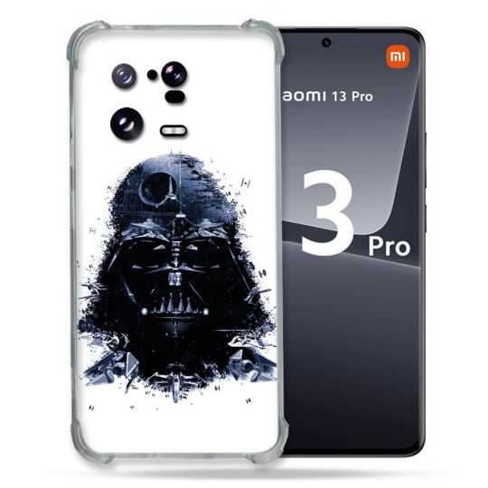 Coque Renforcée pour Xiaomi Mi 13 PRO Star Wars - Dark Vador Blanc