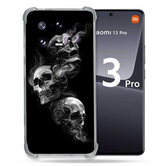 Coque Renforcée pour Xiaomi Mi 13 PRO Tete de Mort Triple