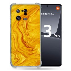 Coque Renforcée pour Xiaomi Mi 13 PRO Texture Marbre Jaune