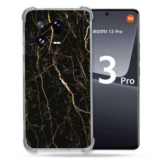 Coque Renforcée pour Xiaomi Mi 13 PRO Texture Marbre Noir