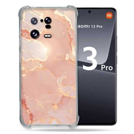 Coque Renforcée pour Xiaomi Mi 13 PRO Texture Marbre Rose