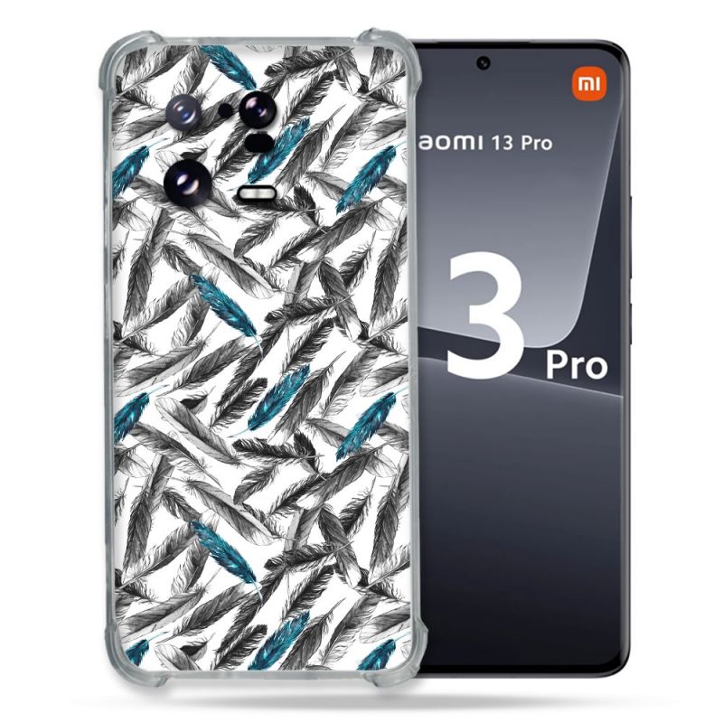 Coque Renforcée pour Xiaomi Mi 13 PRO Texture Plume Canard