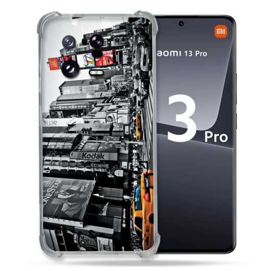 Coque Renforcée pour Xiaomi Mi 13 PRO Voyage Amerique USA New York Taxi