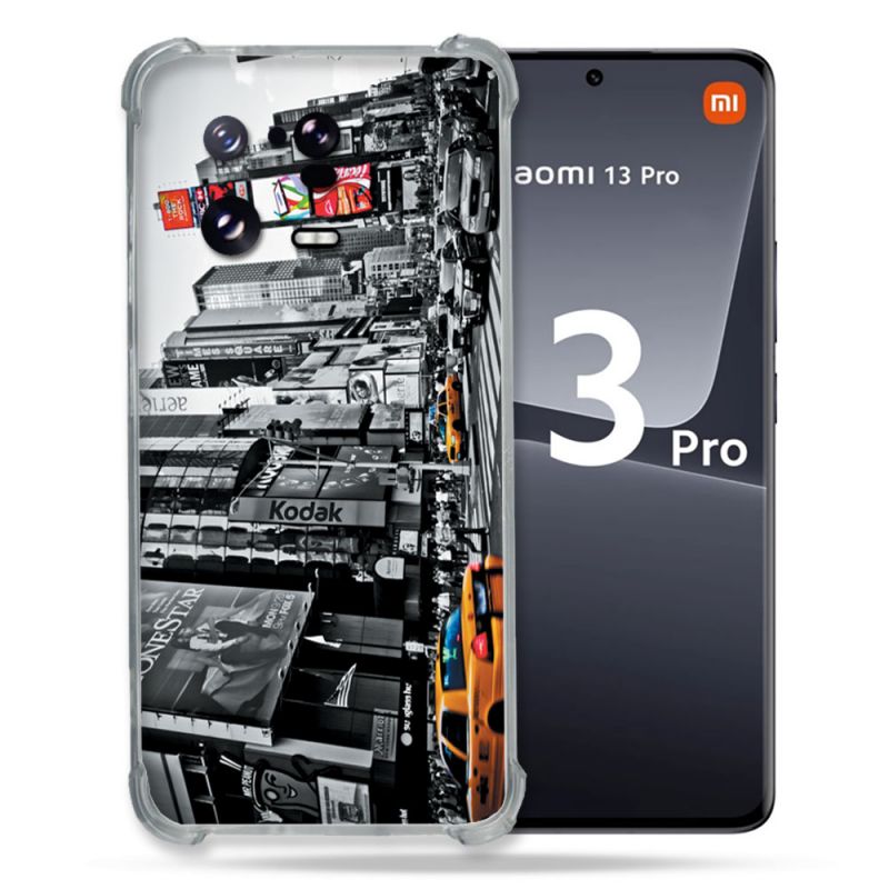 Coque Renforcée pour Xiaomi Mi 13 PRO Voyage Amerique USA New York Taxi