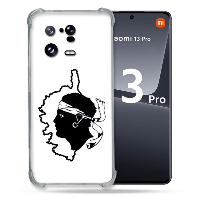 Coque Renforcée pour Xiaomi Mi 13 PRO Voyage Corse Blanc