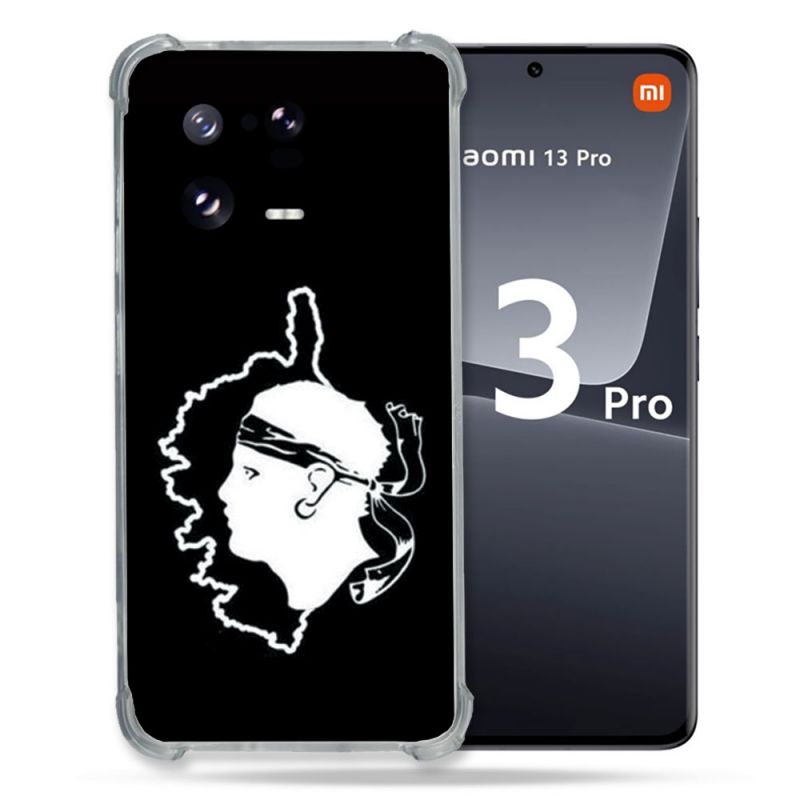 Coque Renforcée pour Xiaomi Mi 13 PRO Voyage Corse Noir