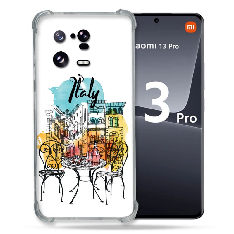 Coque Renforcée pour Xiaomi Mi 13 PRO Voyage Italie Vintage