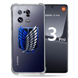 Coque Renforcée Transparente pour Xiaomi Mi 13 PRO Attaque Titan Logo