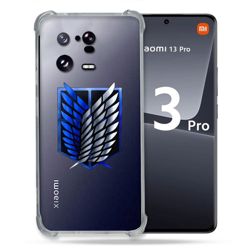 Coque Renforcée Transparente pour Xiaomi Mi 13 PRO Attaque Titan Logo