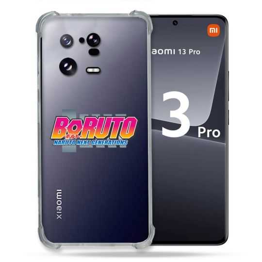 Coque Renforcée Transparente pour Xiaomi Mi 13 PRO Boruto Logo