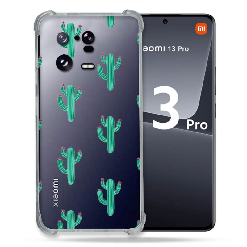Coque Renforcée Transparente pour Xiaomi Mi 13 PRO Cactus