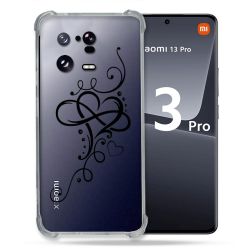 Coque Renforcée Transparente pour Xiaomi Mi 13 PRO Cœur infini